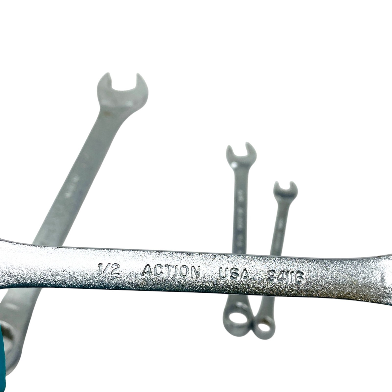 Action USA Lot SAE Combination Wrench Hand Tool Equipment Set, 4 Pcs