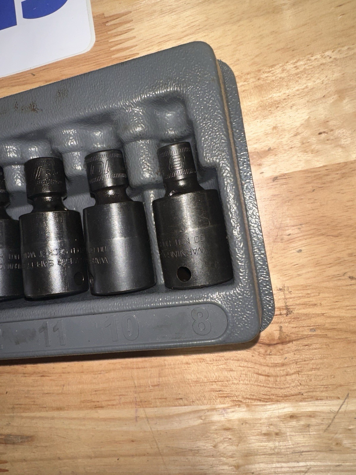 Snap-on™ 212IPFM 3/8″ Drive 8 to 21 mm 6-point Impact Swivel Socket Set