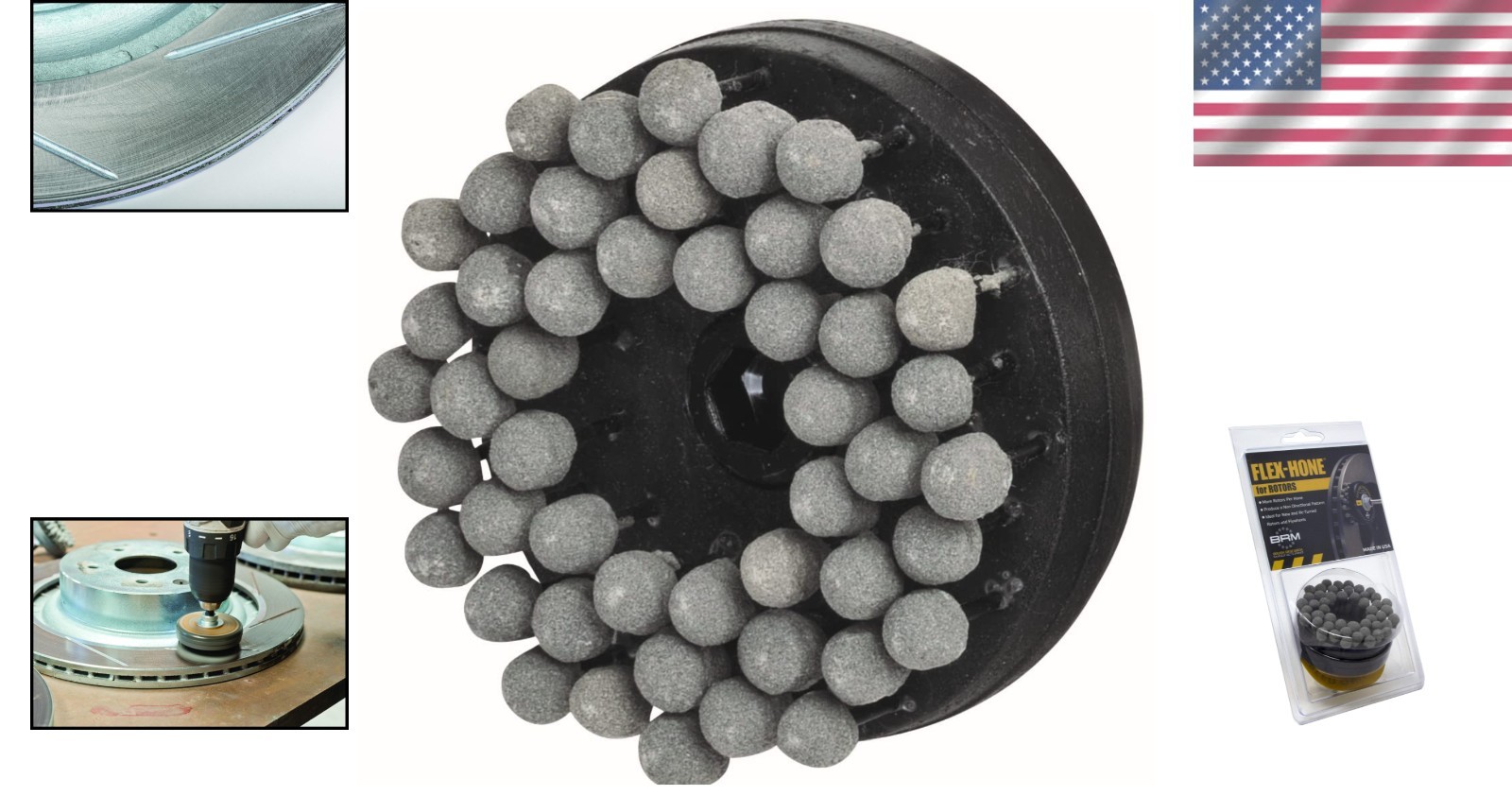 Brush Research Flex-hone 240z #1525 Fine Grit Rotor Finishing Tool Replacement