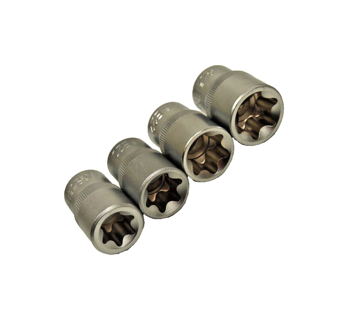 14 PC E Torx Star Female Bit Socket Set 1/2″/3/8″/1/4″ Drive E4 -E24