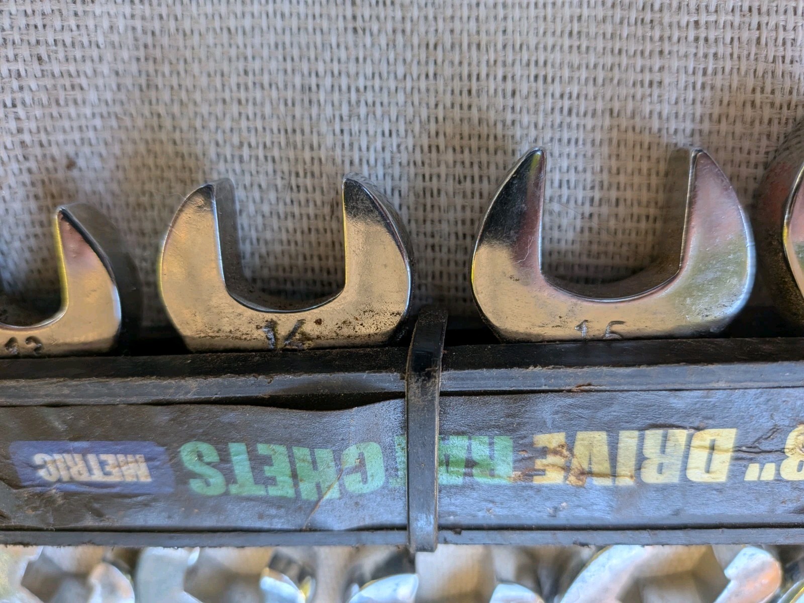 3/8” Drive Crows Feet Wrench Set Of (21) SAE (3/8-3/4) Metric (10mm-19mm)