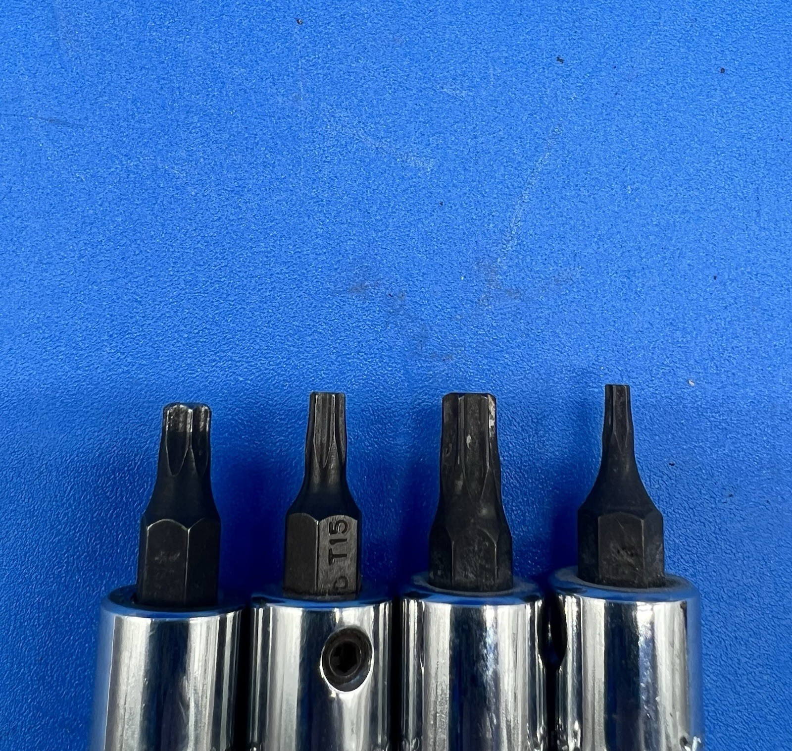 MAC TOOLS 4 PIECE TORX SOCKET SET T8 TO T27 1/4 DRIVE
