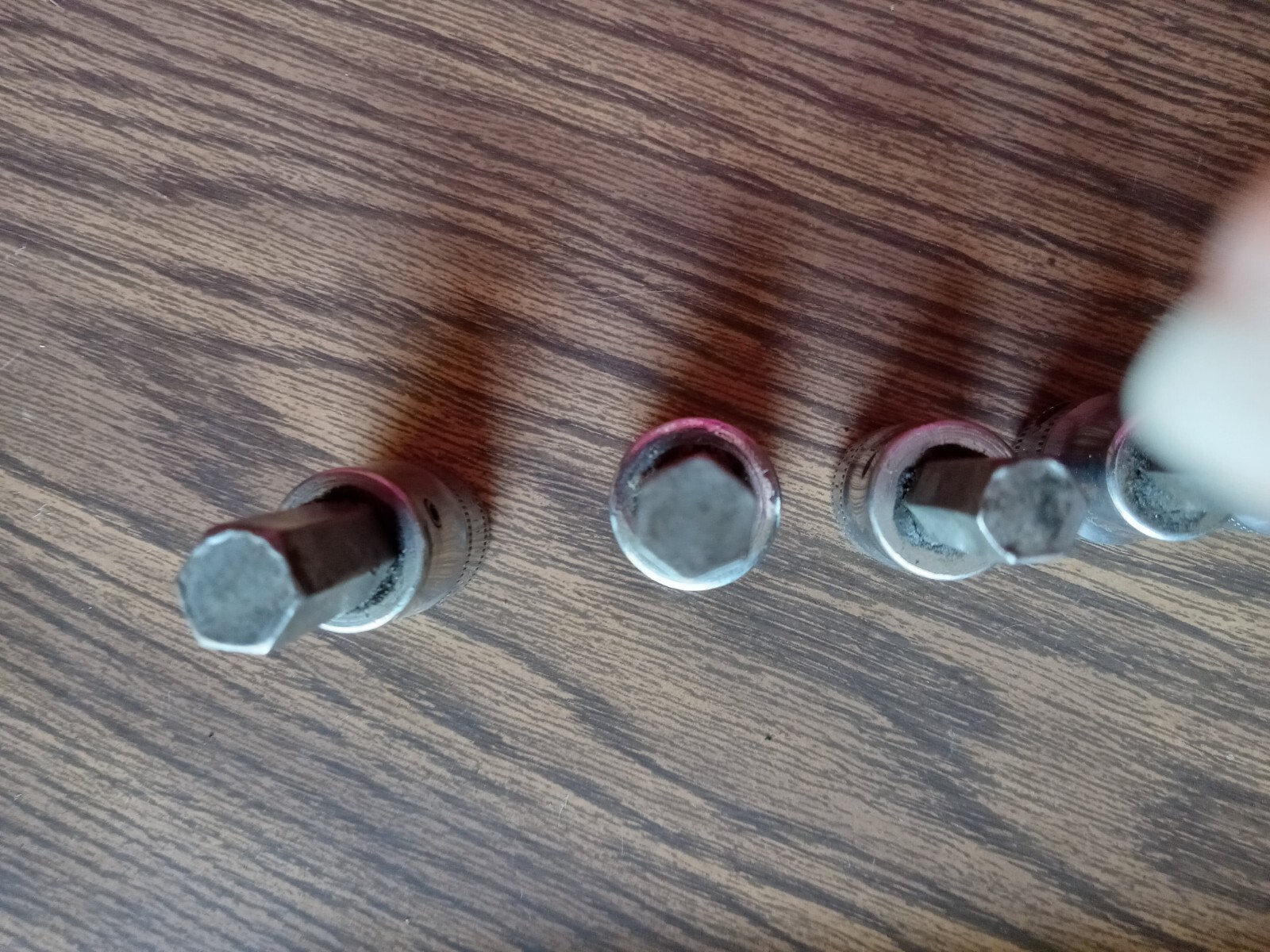 Snap-On FAM4-10 4MM-10MM 3/8″ Drive 7 Piece Metric Hex Bit Driver Sockets USA
