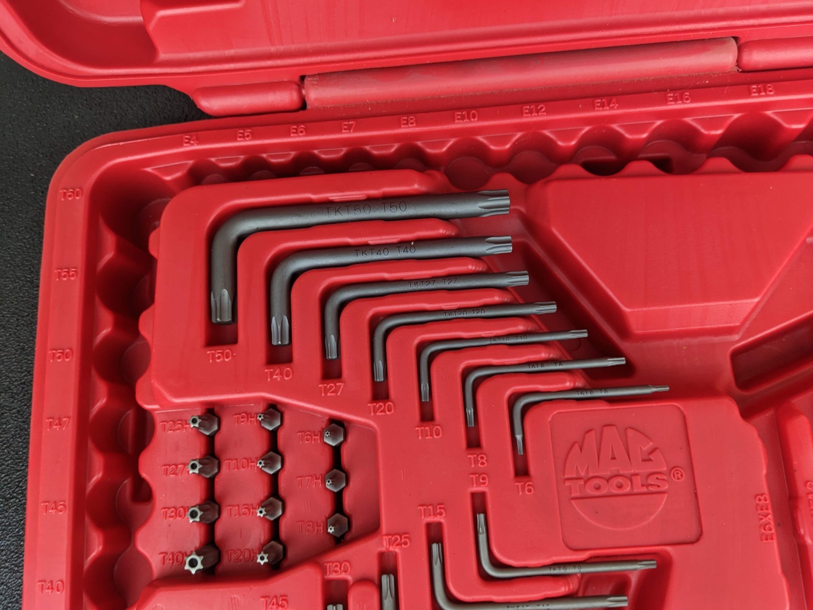 #bp436 Mac Tools SMXT62B Torx Set Case
