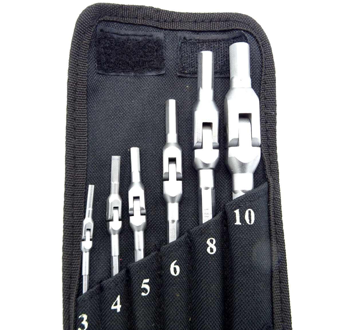 Motion Pro Hex Pro 6-Pc 3/4/5/6/8/10mm Allen Wrench Set UTL1001 LoUsed GN424-P11