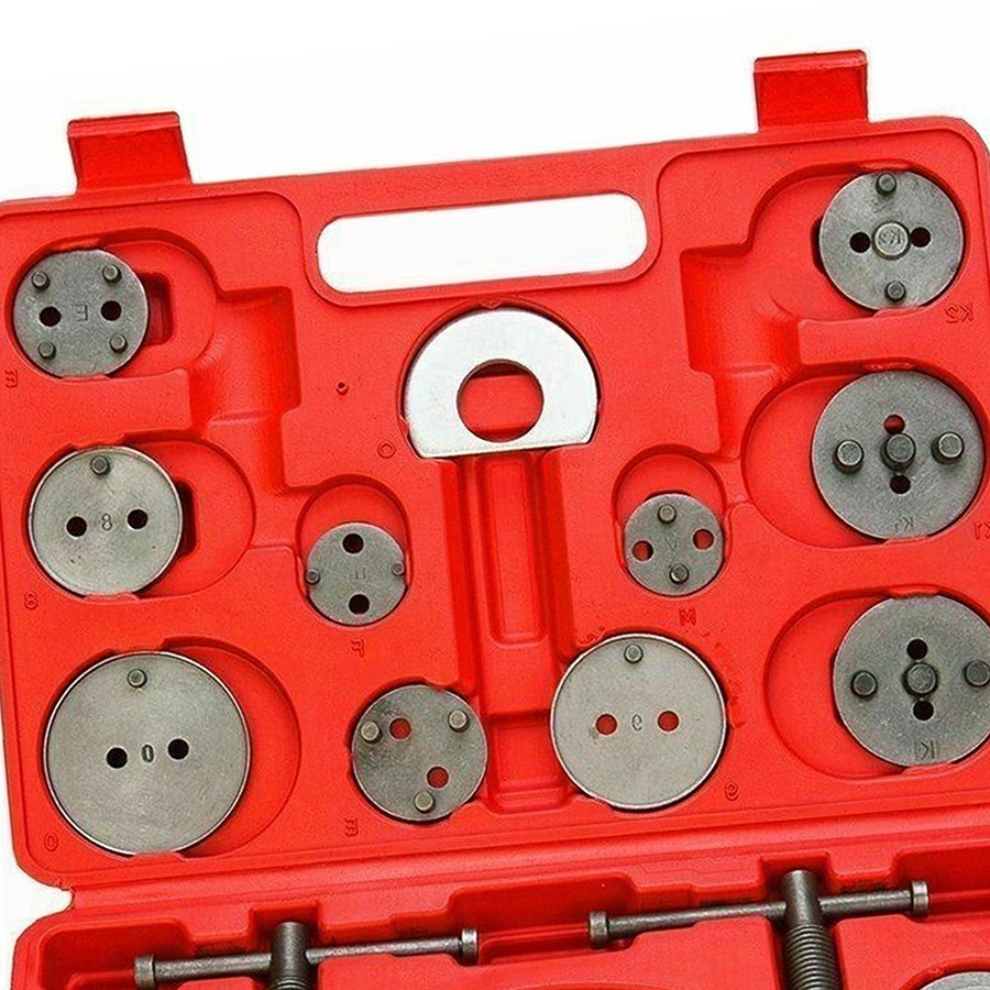 VLAND UNIVERSAL CAR DISC BRAKE CALIPER PISTON REWIND WIND BACK TOOL 22 PCS SET