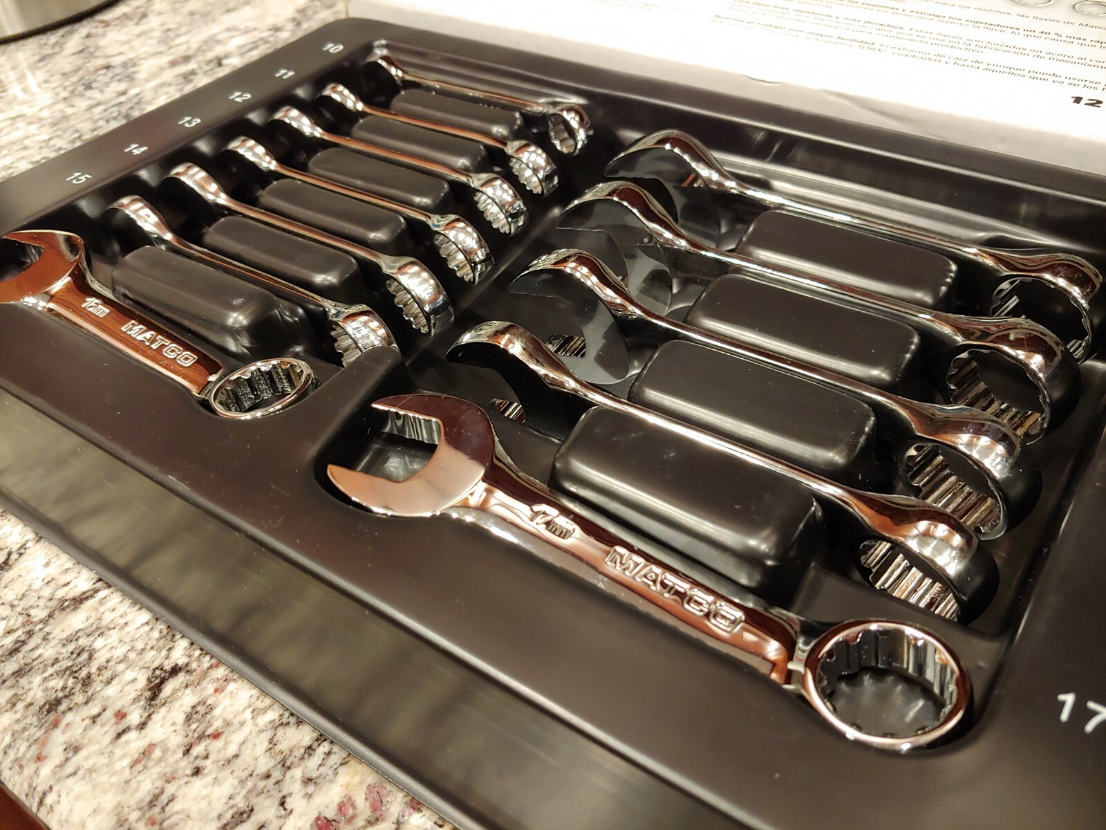 Matco Tools 12pc Non-Slip Stubby Wrench Set – METRIC