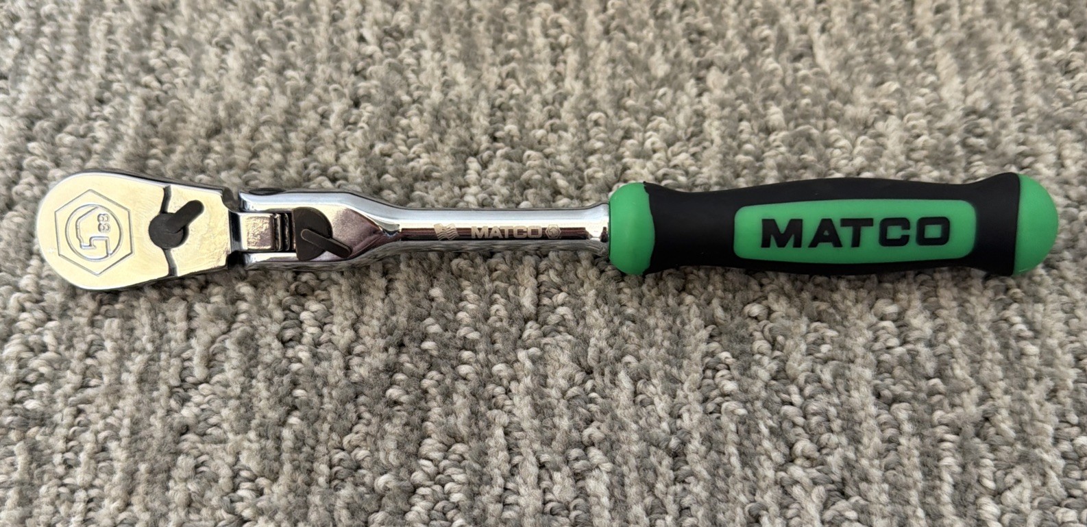 Matco Tools AFR68LFX 1/4″ Drive Locking Flex-head Ratchet Open box