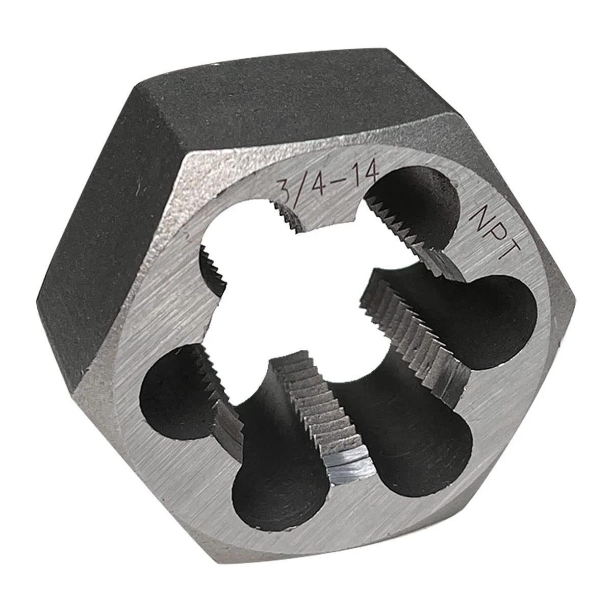 3/4»-14 NPT Carbon Steel Hex Pipe Die – Model J201-1 | Item No. 417-04814