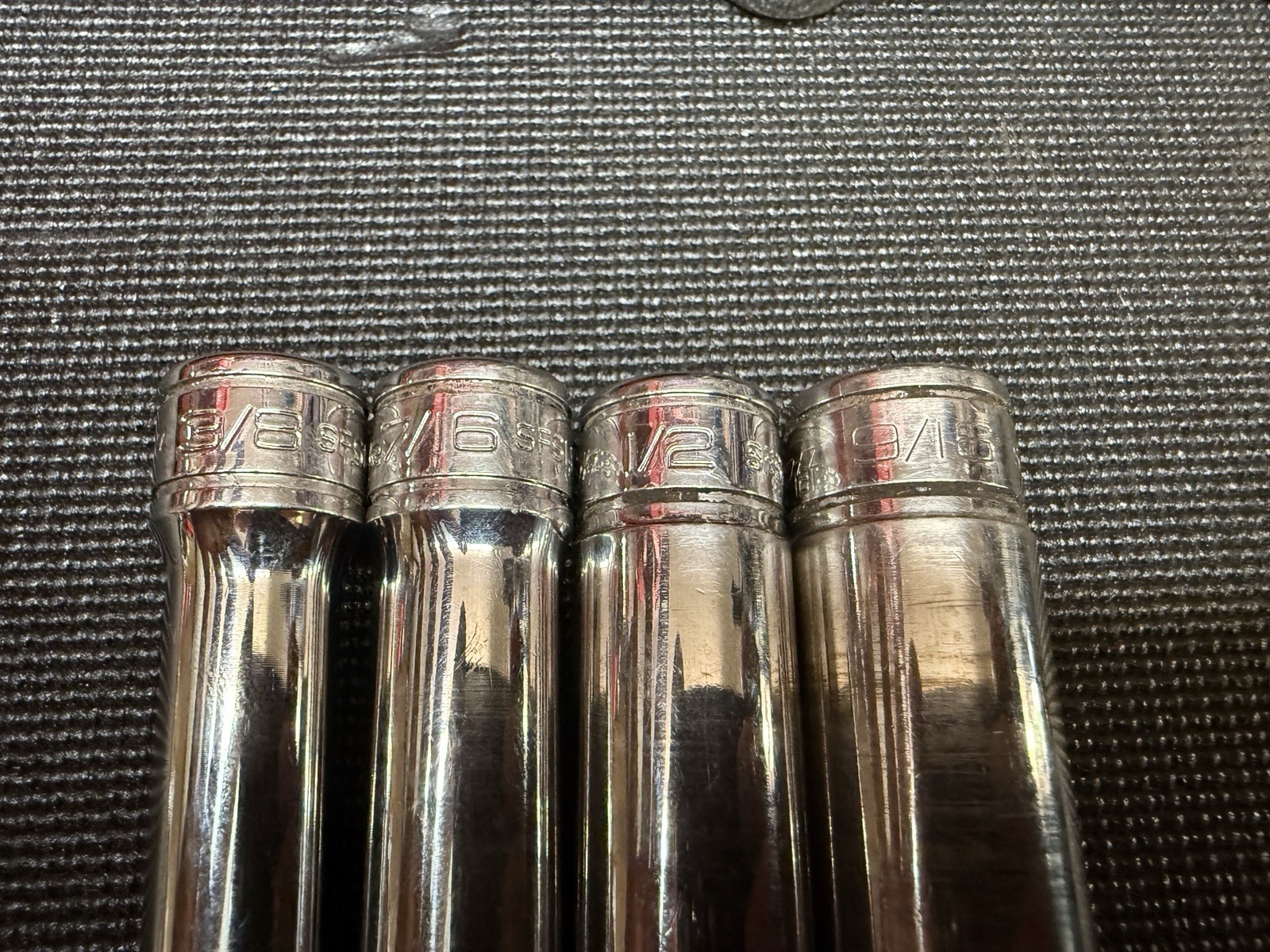 Snap On 3/8” Drive Socket Set 3/8 To 7/8