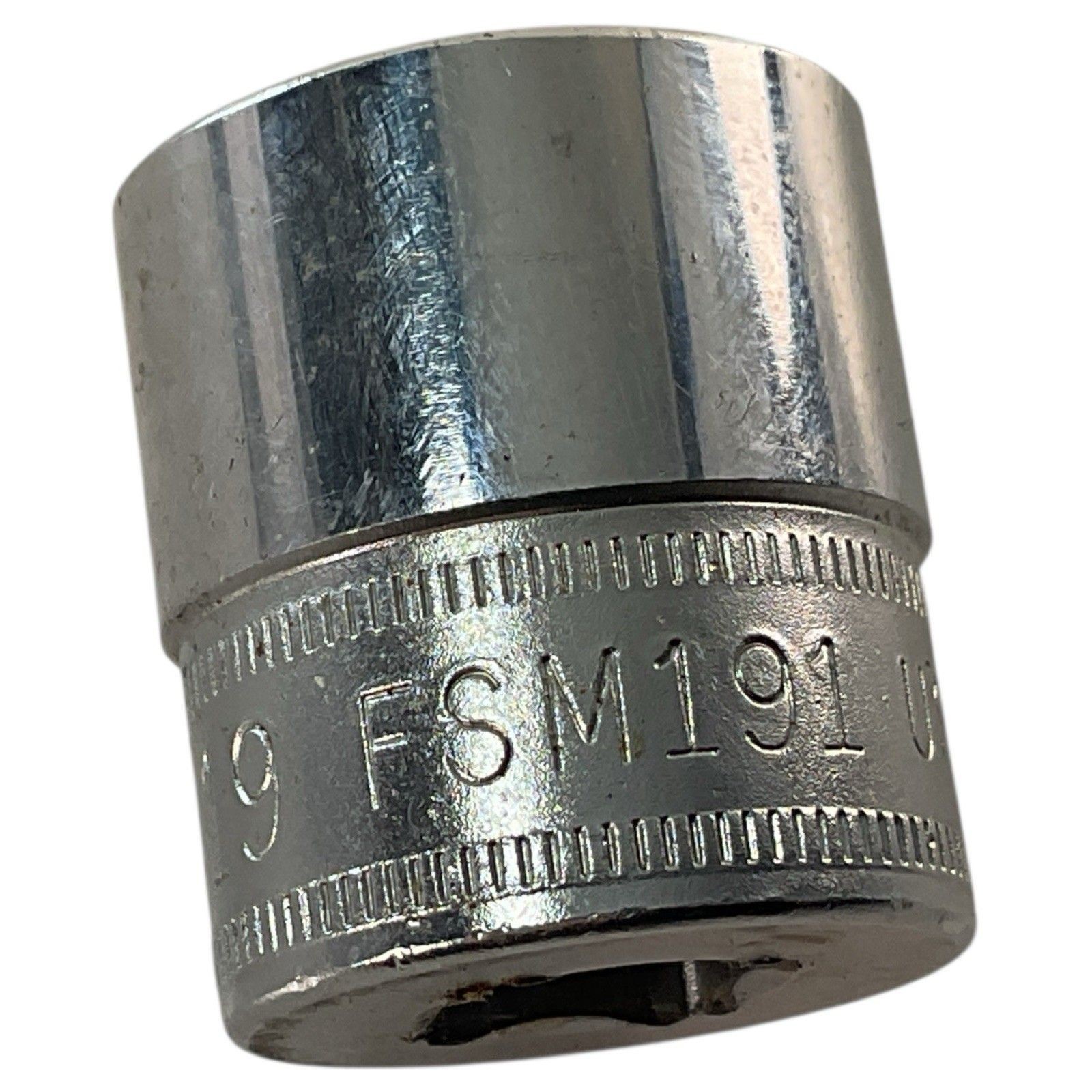 Snap On Shallow Socket FSM191 3/8″ Drive 19mm Metric 6 Point Flank Drive Rust