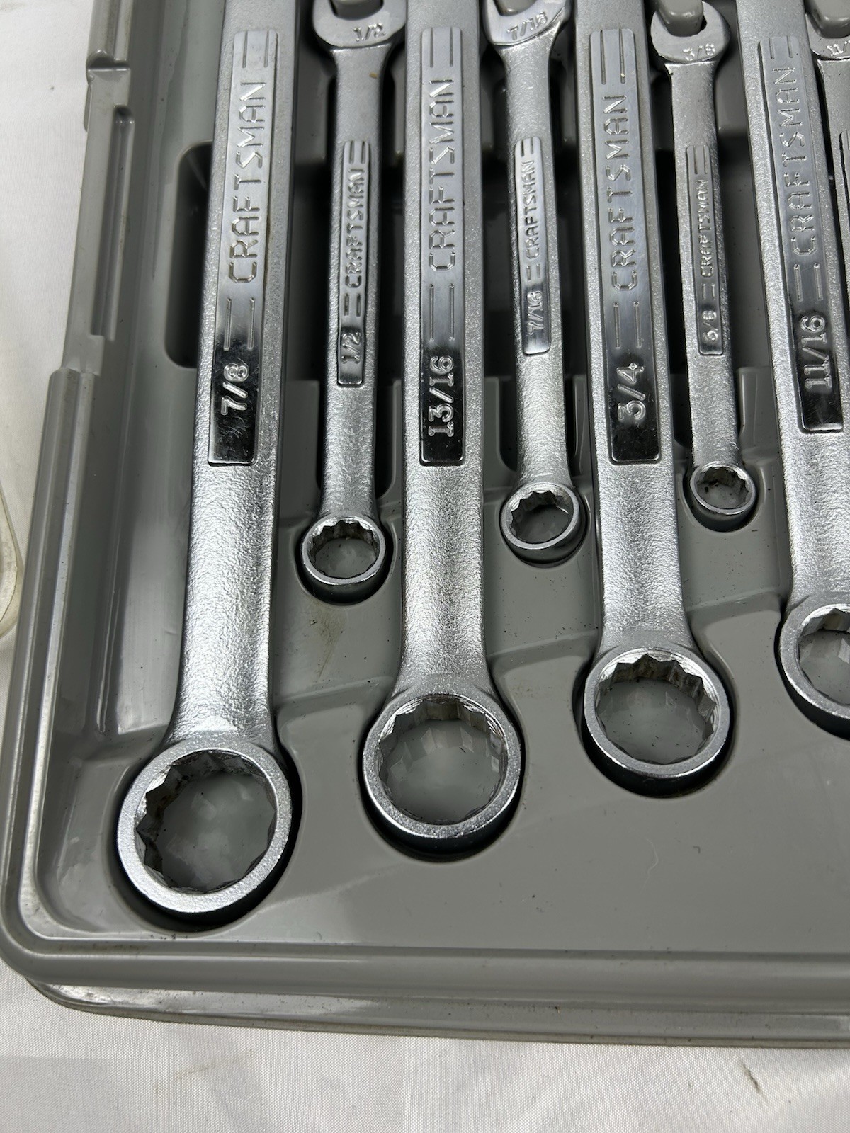 Craftsman 12 pieces SAE wrenches 12 point with wrenches holder Made in the USA