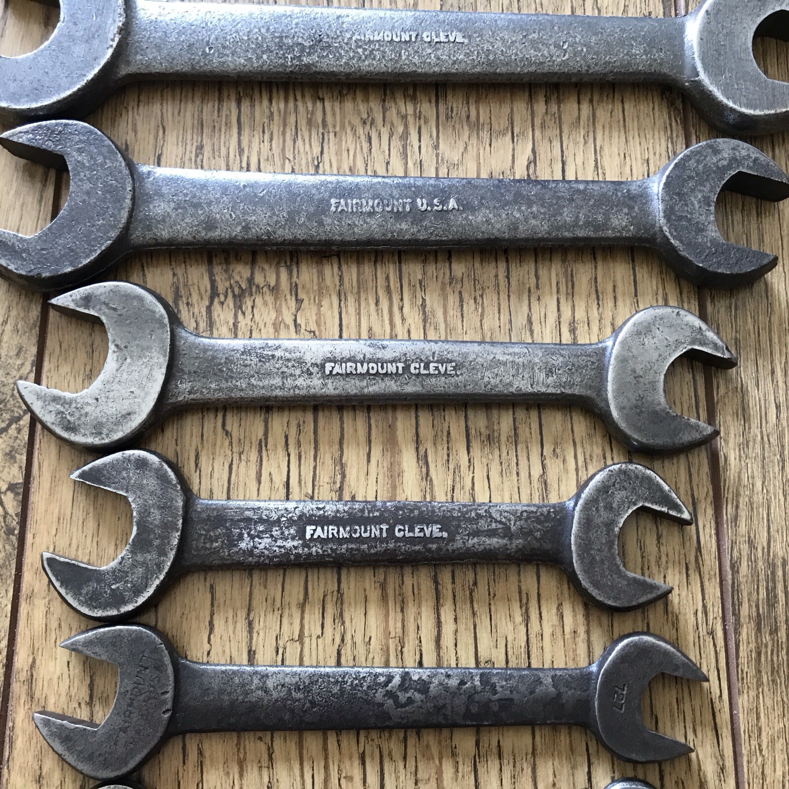 9 Vintage Fairmount USA 🇺🇸 Spanner’s AF Sizes.