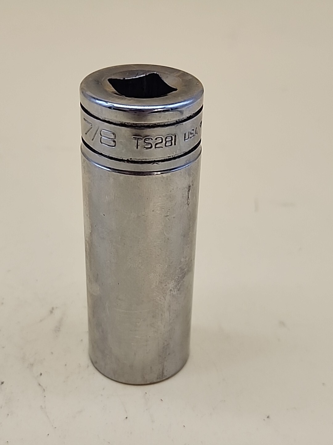 Snap-On Tools, TS281, 1/2″ Drive 6-Point SAE 7/8″ Flank Drive Deep Socket