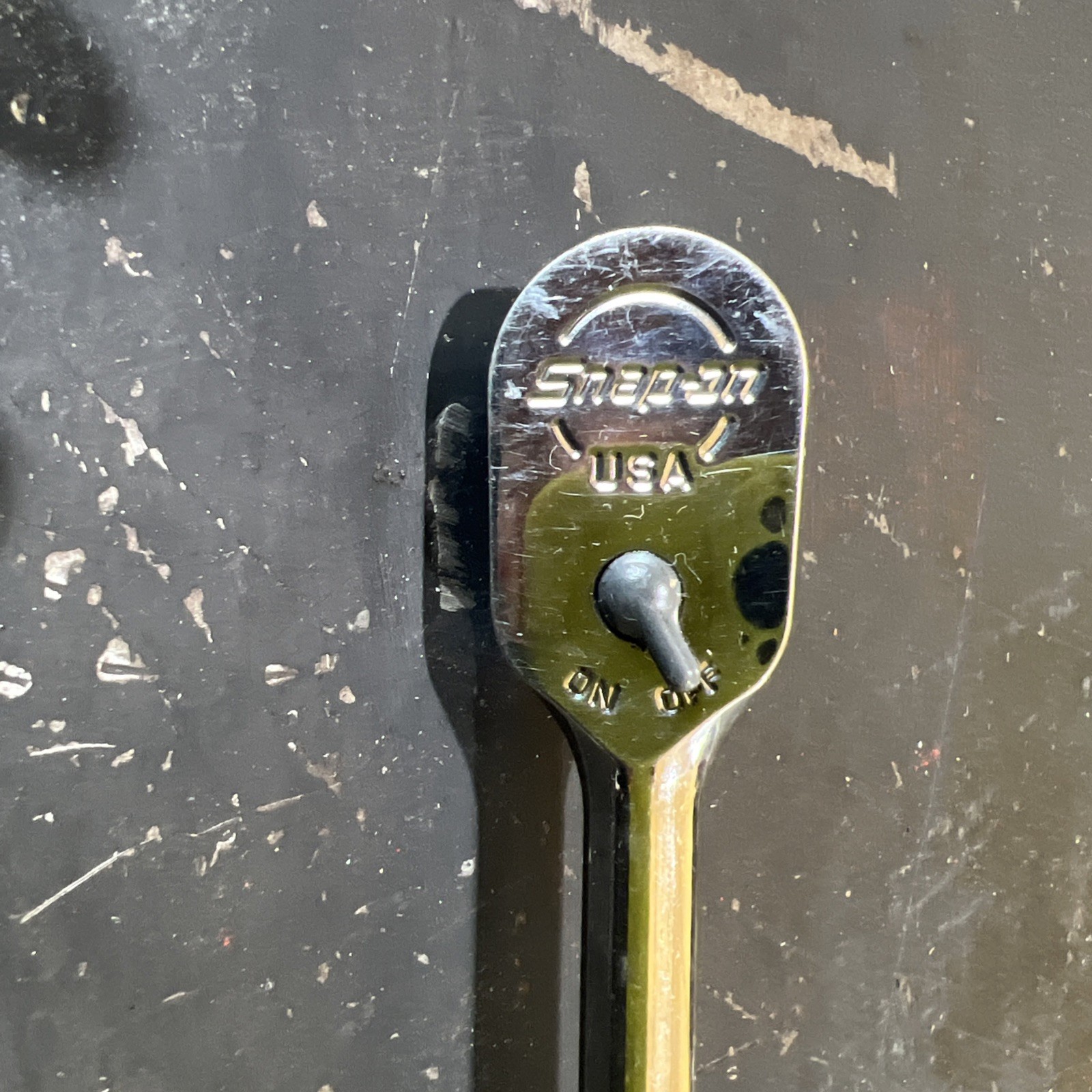 Snap-on FH80DT 3/8″ Drive DARK TITANIUM Soft Grip Ratchet [Used]