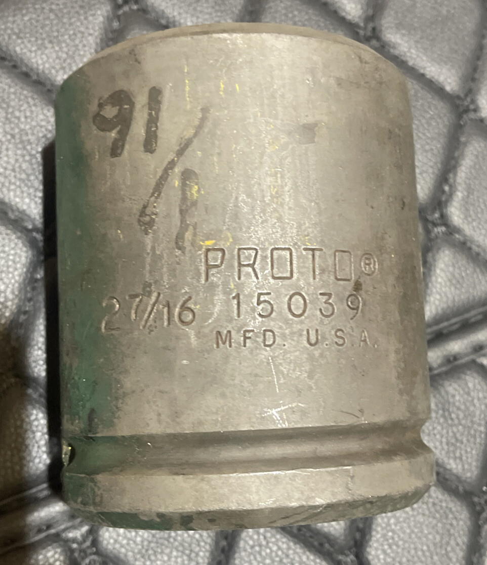 Proto 15039, 2-7/16″ Deep Impact Socket, 1-1/2″ Drive, 6 Point