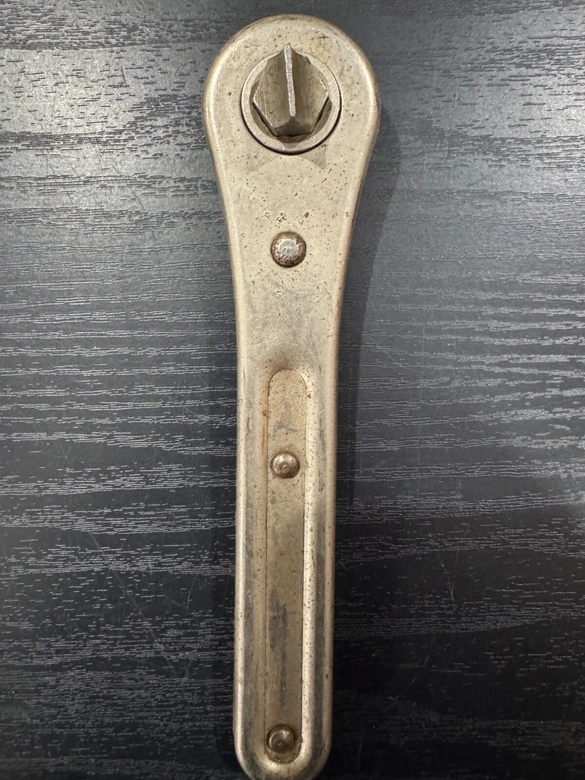Vintage Ratcheting Hexagonal Wrench Length 7 Inch Ratchet 1/2″ Drive