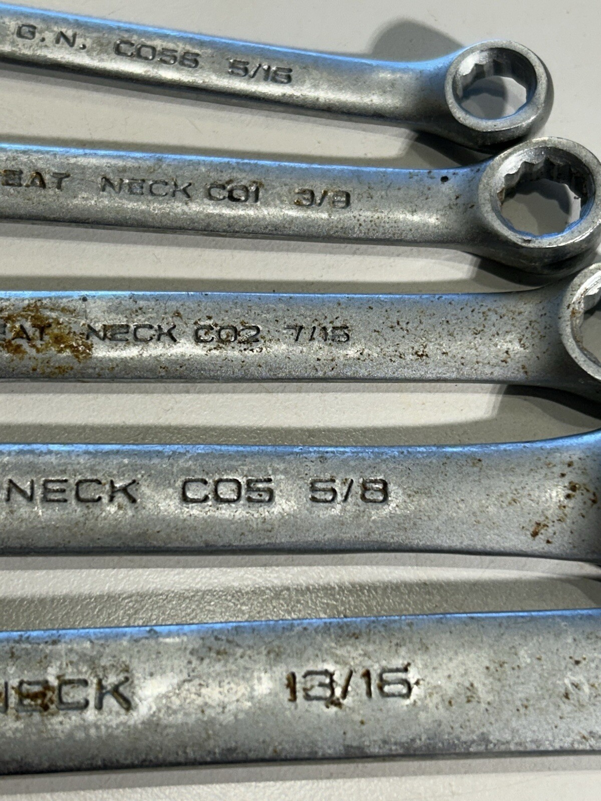 Great Neck Combo Wrench Lot Not Every Size See Photos And Description