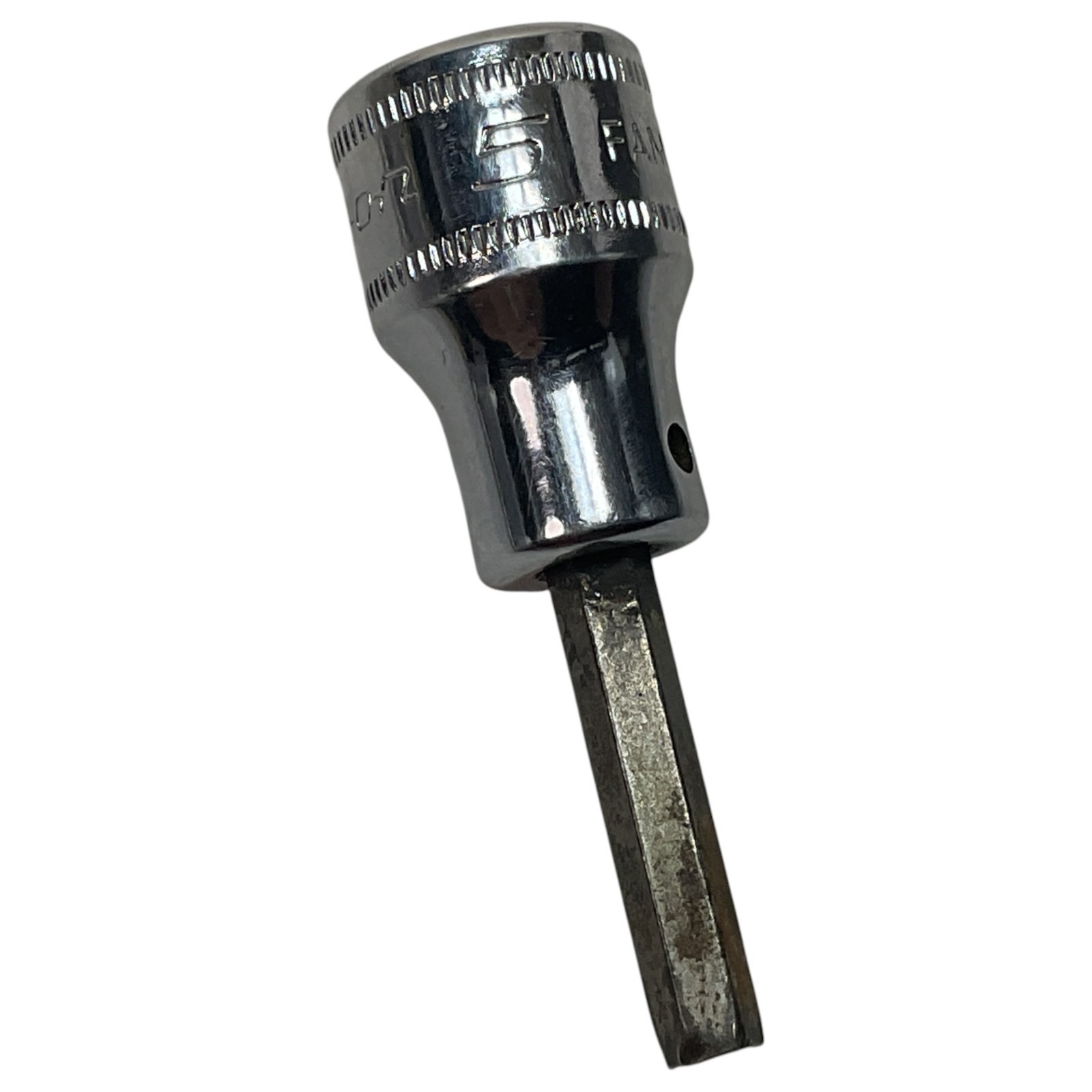 Snap-on FAM5A 5mm Hex Bit Socket 3/8″ Drive Chrome USA Hand Tool