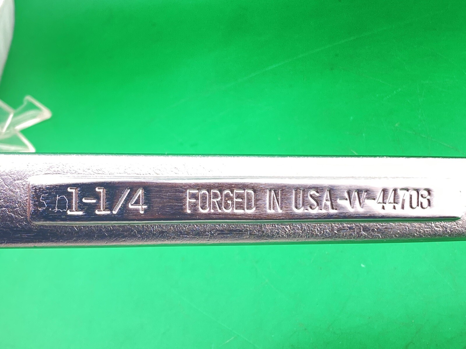 CRAFTSMAN 1-1/4″ 12 Point COMBINATION WRENCH -VV- Series 44708 Mint Condition