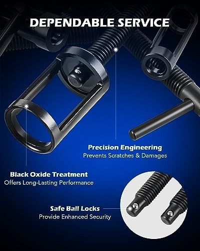 10-Piece Valve Spring Compressor Tool Kit for Car, Motorcycle & ATV Repairs