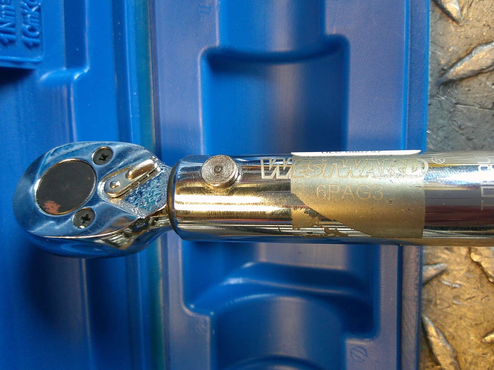 Westward 6PAG3 Torque Wrench 10-50 Ft Lbs w/ Blue Case
