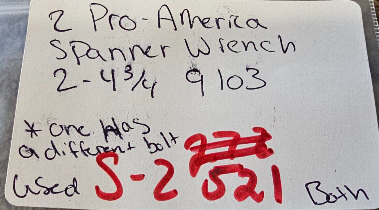 2 ProAmerica Pro America Adjustable Spanner Wrench 2 4-3/4″ 9103 USA
