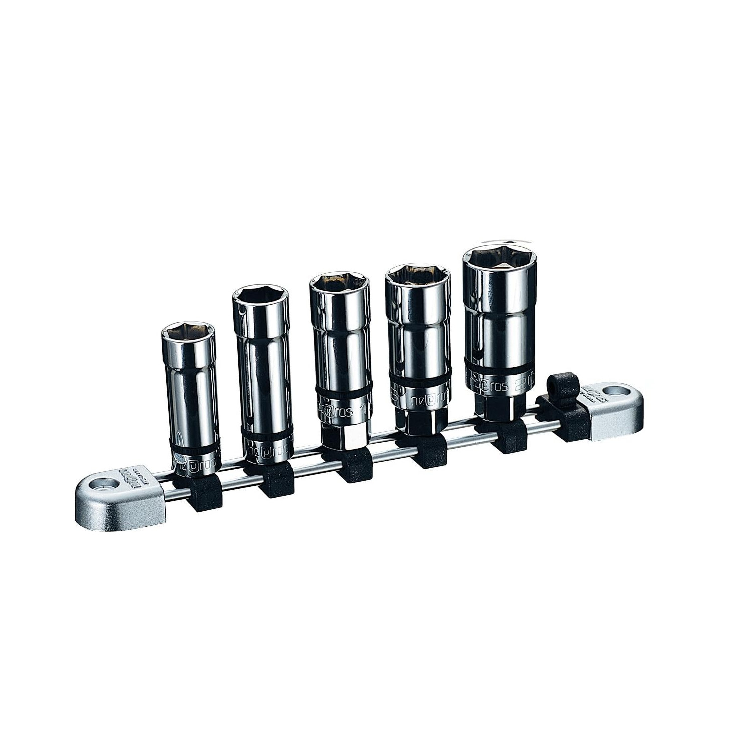 KTC Nepros NTB305SPA 5-Piece 3/8″ Drive Spark Plug Socket Set