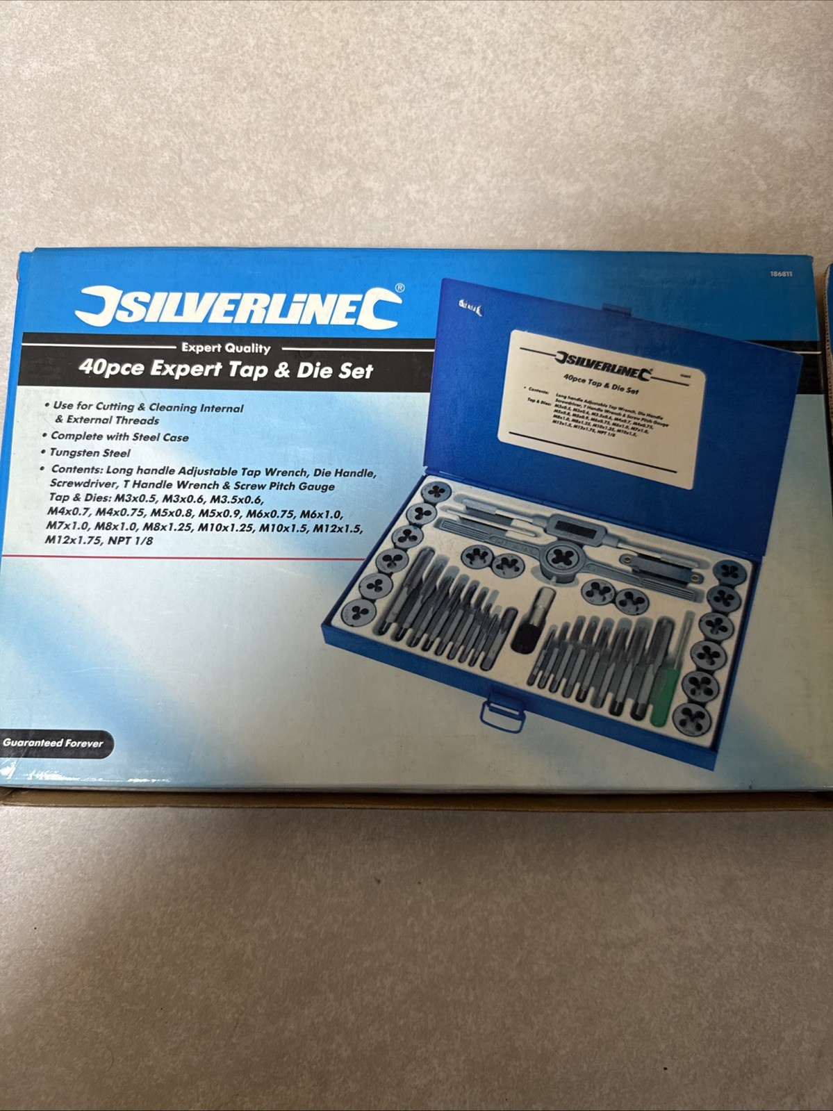 SilverLine Expert Quality 40 Pce Expert Tap & Die Set