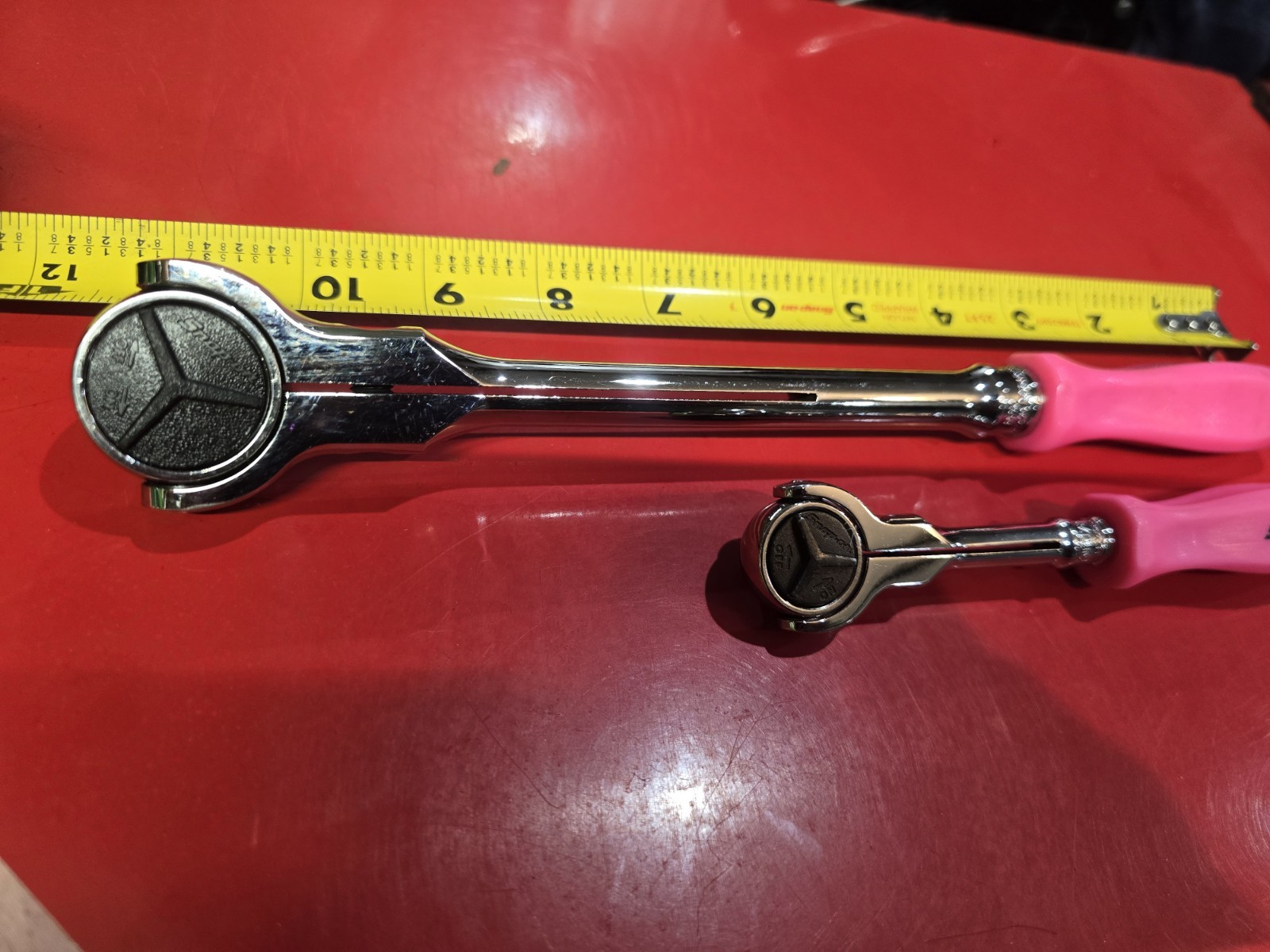 !PINK SNAP ON RARE SWIVEL HEAD SET! 3/8 Drive and 1/4. THNFD72 and FHNFD100. NEW