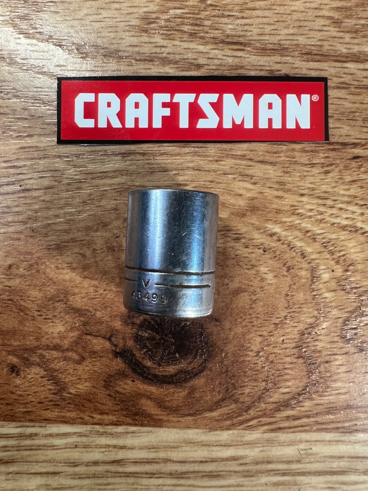 Craftsman 1/2” 43499 -G- socket 1/4” drive 6 point Ultrasonic Cleaned