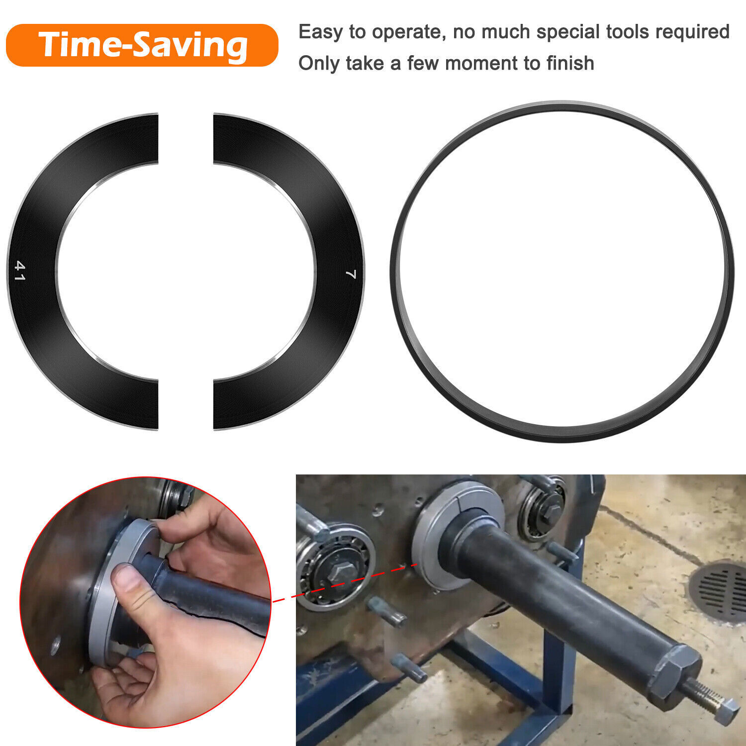 For Eaton Fuller Input Shaft Bearing Puller Tool for 1 3/4″ & 2″ Shafts