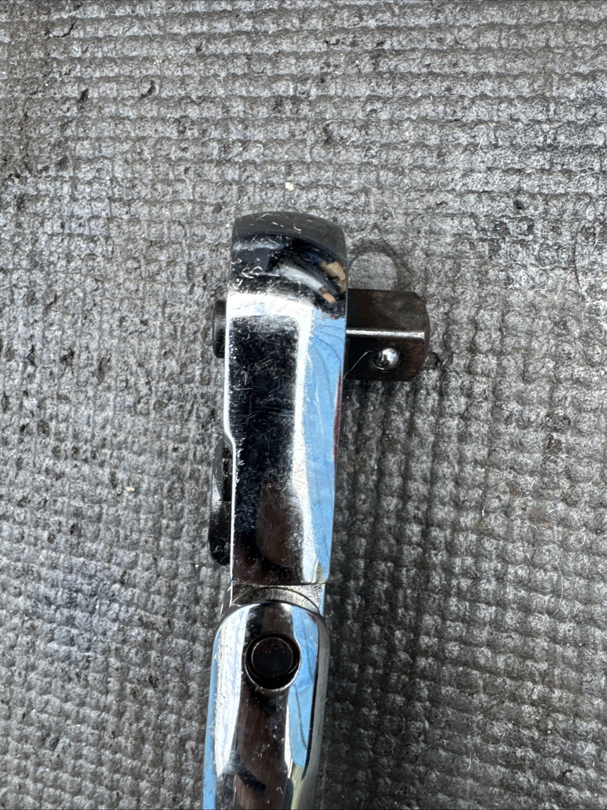 Sears Craftsman 12″ Flex Head Ratchet 3/8″ Drive Black 44836 KZ USA Nos