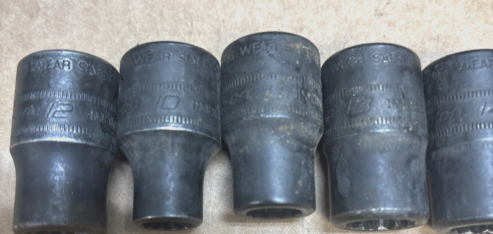 Snap-on 15 pc Metric Shallow Impact Socket Set IMDM