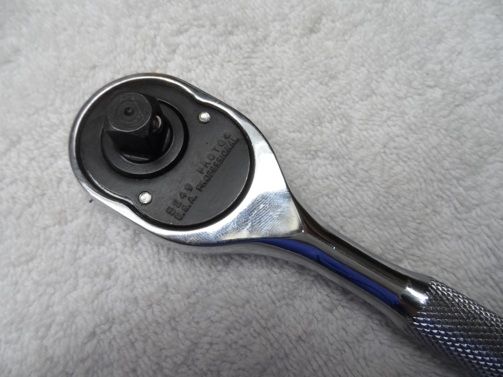 Proto Professional 3/8″ Drive Ratchet Pear Head Ratchet, made USA – Part # 5249