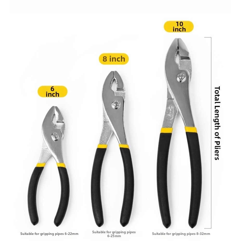 Sturdy Slip Joint Pliers for Use in For Automotive and Industrial Settings