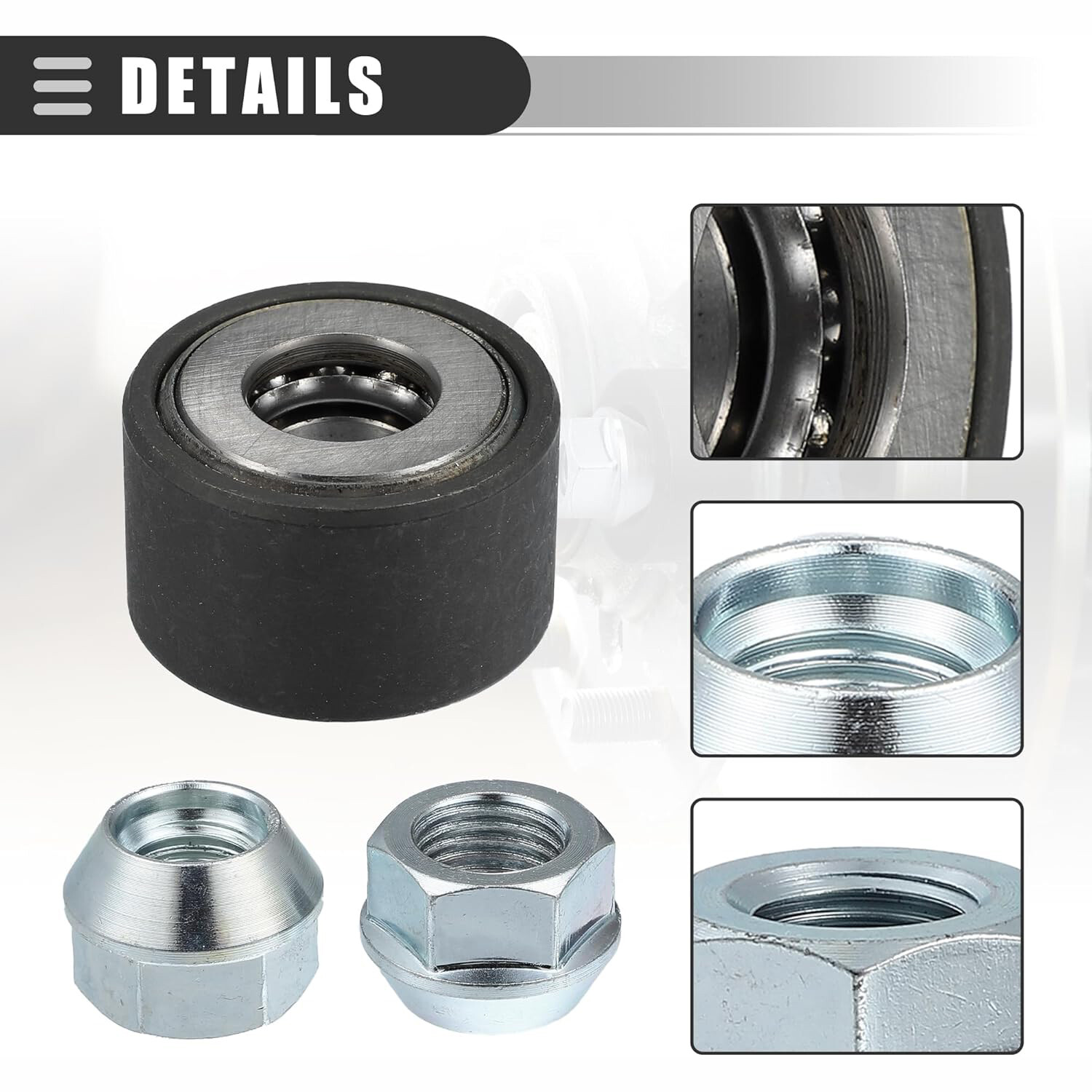Universal Pack (2) Wheel Stud Installer Tool with 3/4″ Hex Wheel Lug Nuts