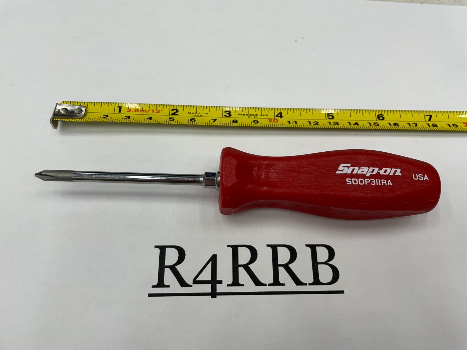 Snap-on Tools USA NEW RED Hard Handle #1 Phillips Screwdriver SDDP31IRAR