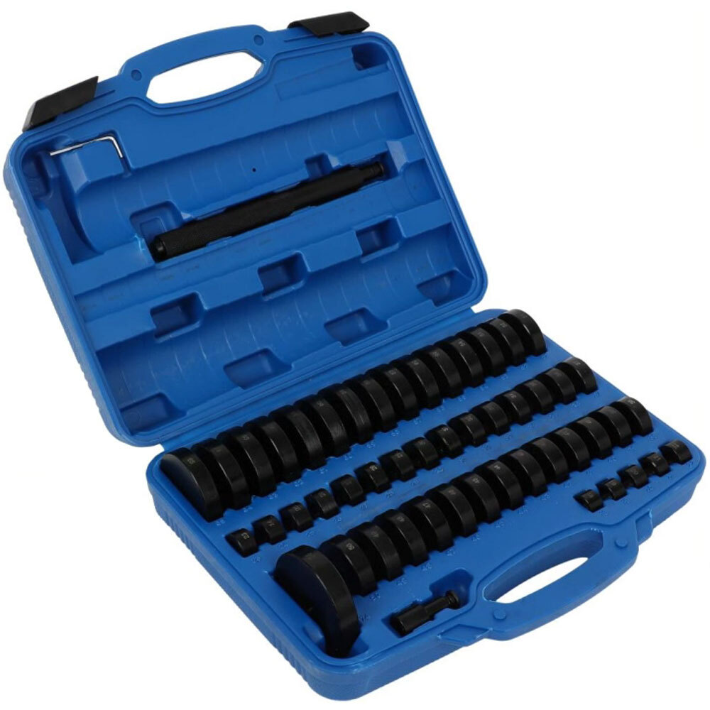 ✅52Pcs Bearing Seal Driver Tool kit Custom Bushing Bearing Hydraulic Press