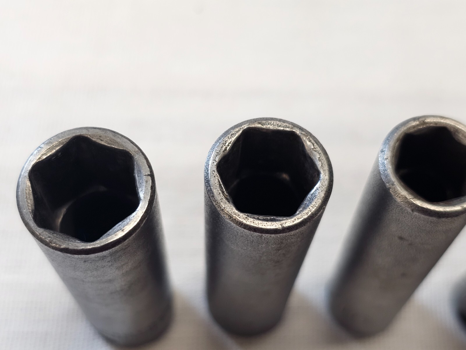 4 Proto Professional Impact Deep Well Sae Socket Set 3/8″ Drive 9/16 1/2 5/16