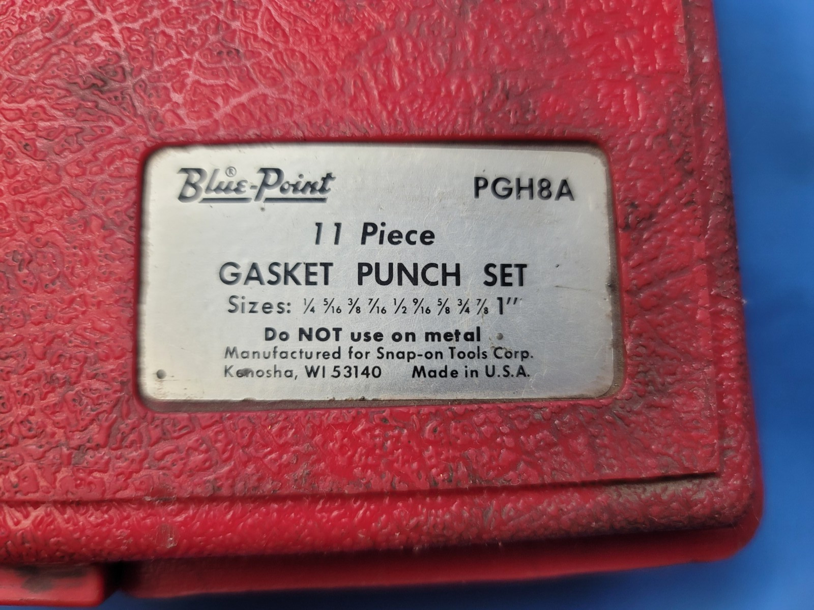 BLUEPOINT PGH8A 11PC GASKET PUNCH SET