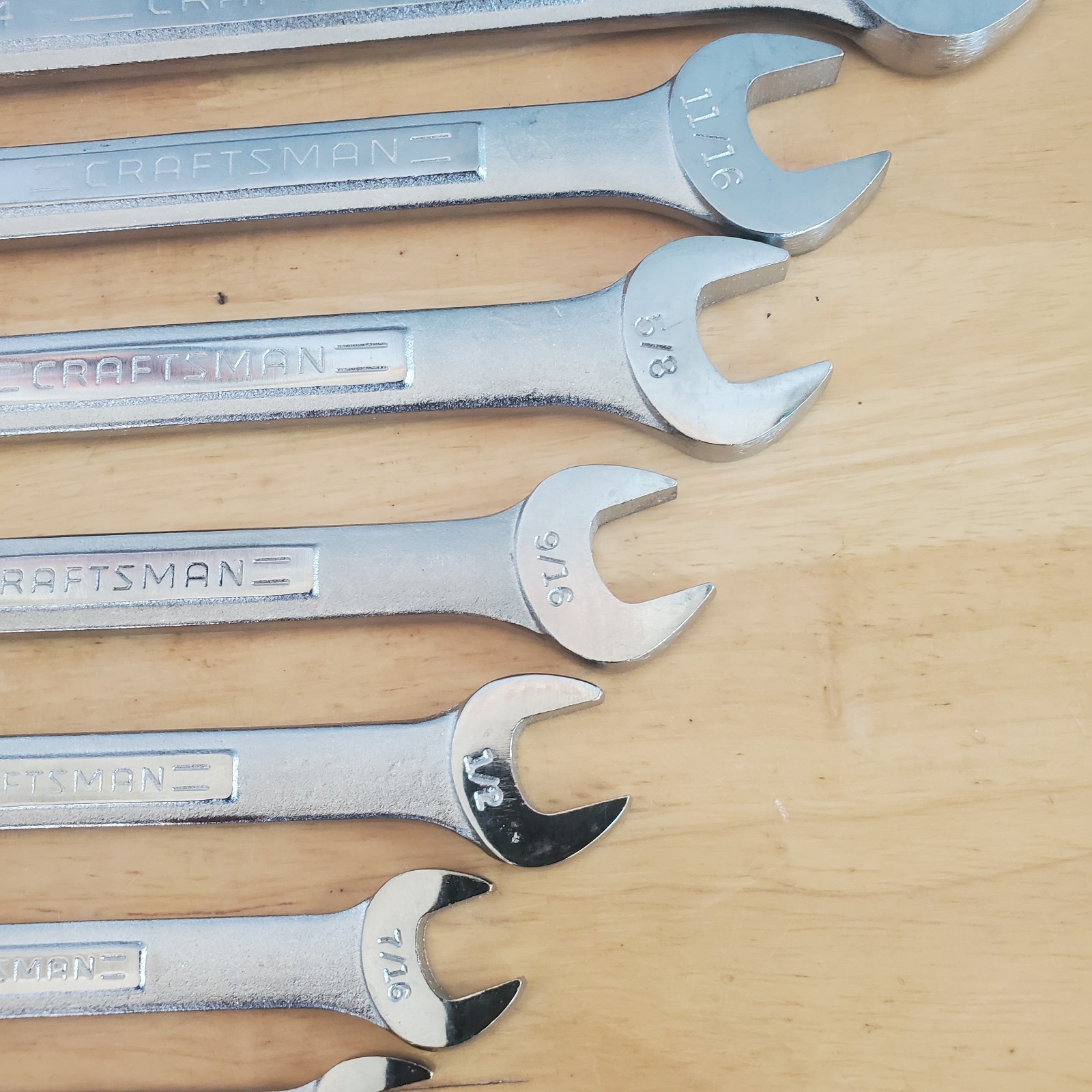 12pc Craftsman 12pt SAE Combination Wrench Set 1/4″ -7/8″ A-AD Series