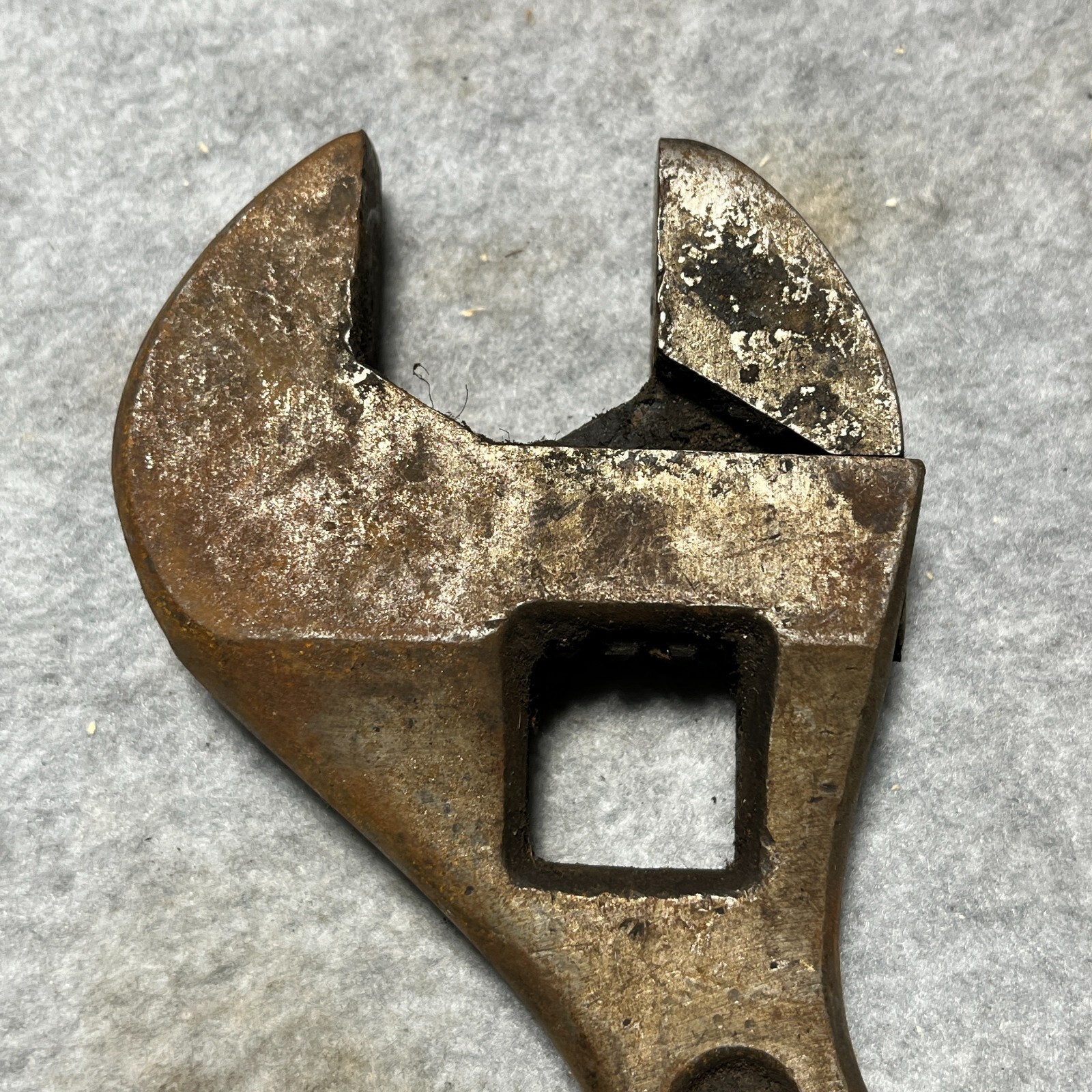 Vintage Scholler Wrench Adjustable Brown 10″ USA Buffalo – For Parts – No Adjust