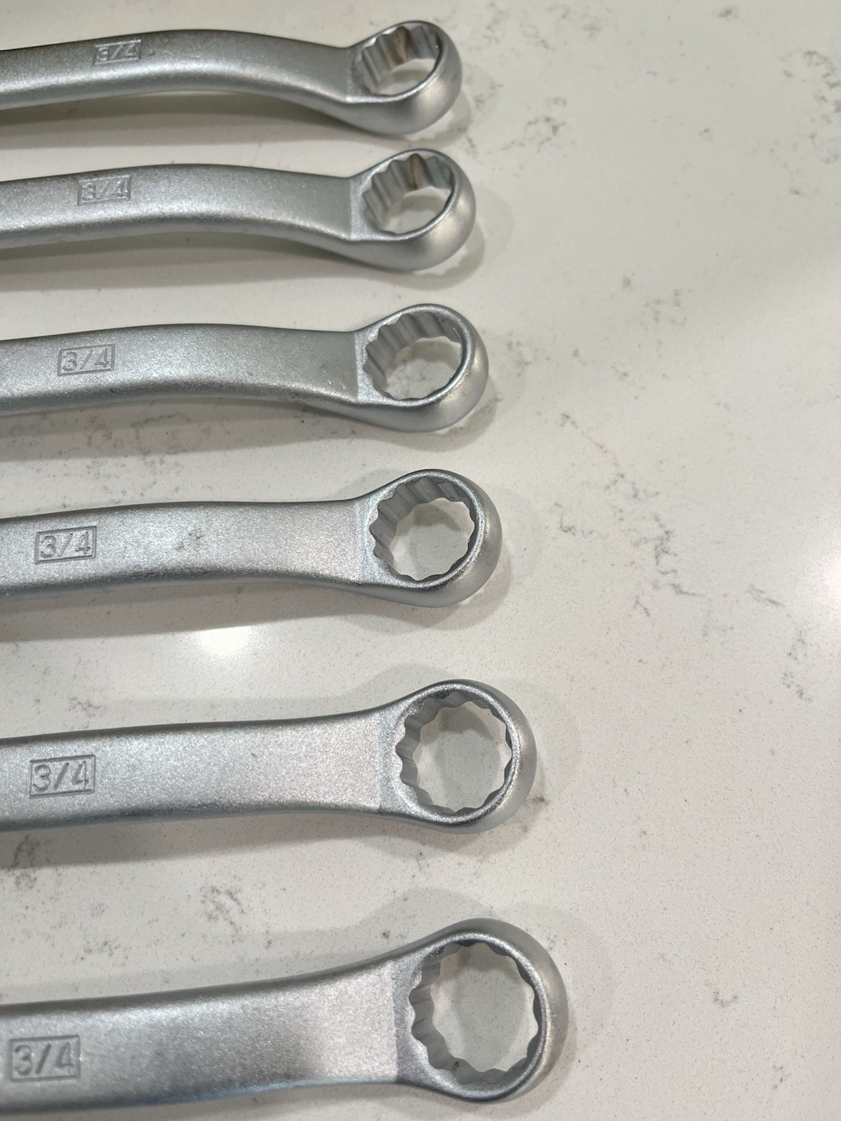 Set of 6 Stanley 3/4»x7/8» 12 Point Double End Offset Box Wrench’s 86-882