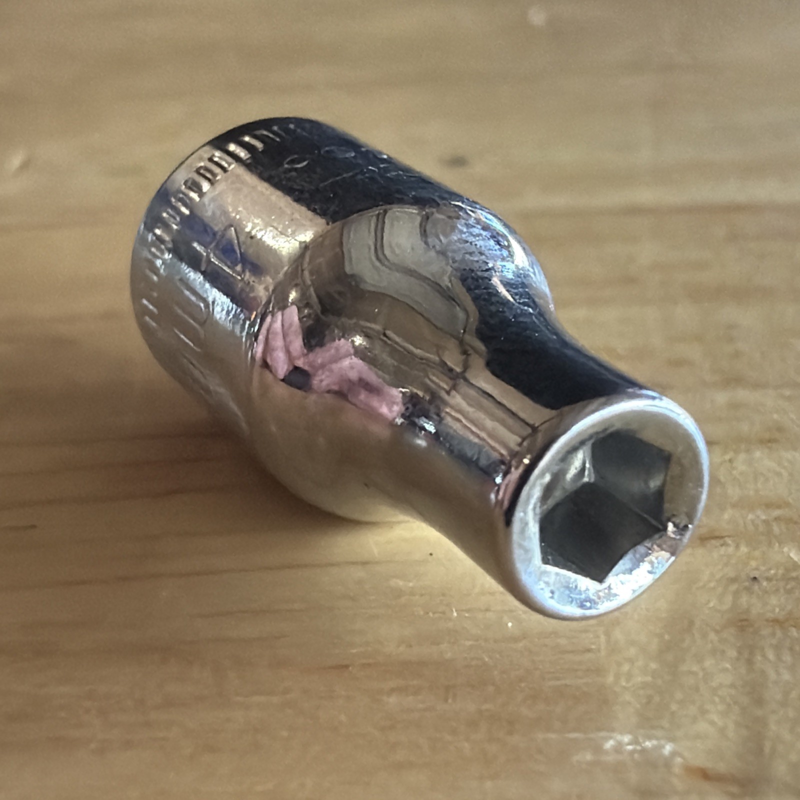 Craftsman 4mm Shallow Socket 1/4″ Drive 6 Point G Series 43505 Made in USA