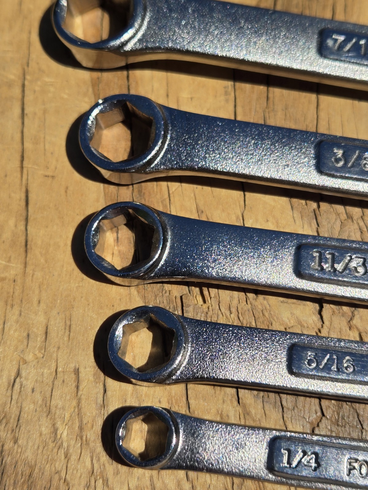 Vintage Craftsman VA USA 13pc SAE 6 Point Combination Wrench Set 1/4″-15/16″ EUC