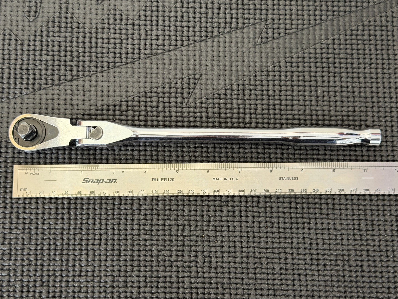 Matco 3/8” Drive 88 Tooth 11-1/2″ Locking Flex Head Ratchet USA🇺🇸 – BFR128LF