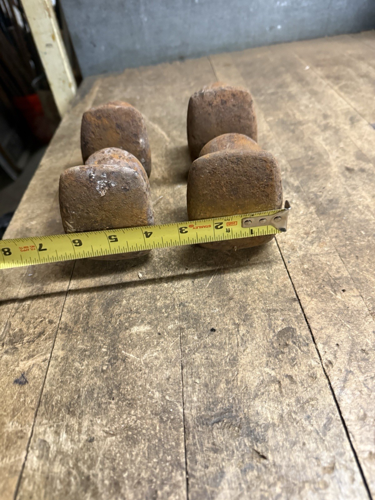 Vintage Auto Body Blob Dolly Cast Iron Hammer Anvil Hand Tool Fairmount Lot Of 4