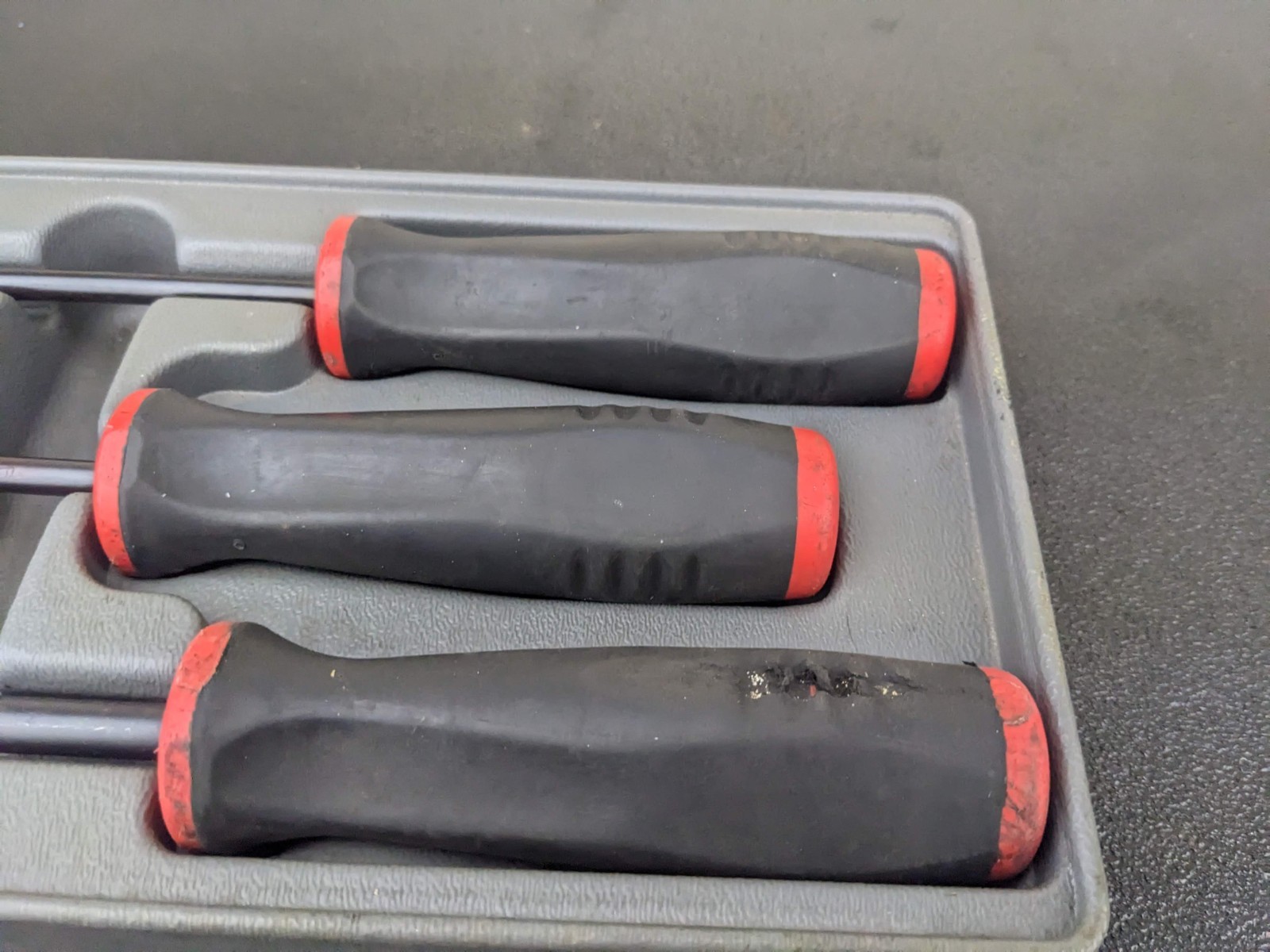 #bn816 Snap On Tools SGRHTLB3 3 Piece Radiator Hose Pick Set Red USA TOOLS
