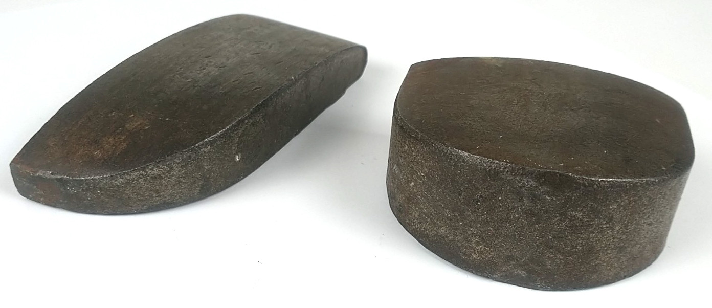 Auto Body Angled Curved Flat Contour Dolly Hand Anvils Vintage Lot of 2 DD1446
